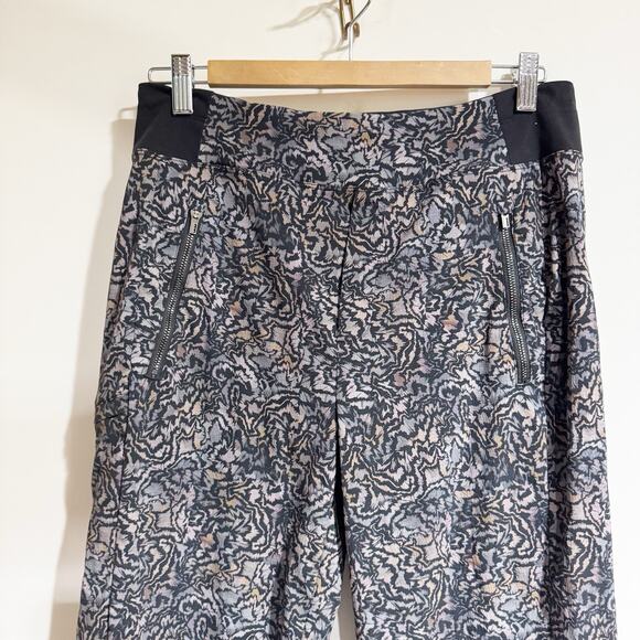 Athleta Jogger Pant Women's Size 8 Trekkie North Kinetic Abstract Tapered - Picture 2 of 5
